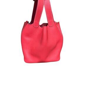 Pitcoin design leather small bag in great condition